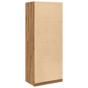 vidaXL Wardrobe Artisian Oak 80x50x200 cm Engineered Wood