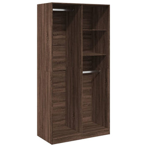 vidaXL Wardrobe Brown Oak 100x50x200 cm Engineered Wood