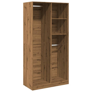 vidaXL Wardrobe Artisian Oak 100x50x200 cm Engineered Wood