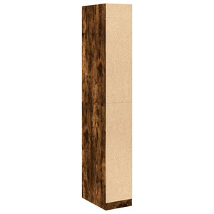 vidaXL Wardrobe Smoked Oak 30x50x200 cm Engineered Wood