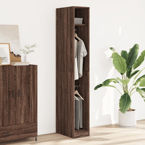 vidaXL Wardrobe Brown Oak 30x50x200 cm Engineered Wood