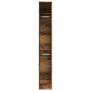 vidaXL Wardrobe Old Wood 30x50x200 cm Engineered Wood