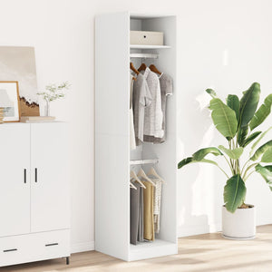 vidaXL Wardrobe White 50x50x200 cm Engineered Wood