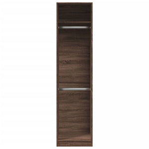 vidaXL Wardrobe Brown Oak 50x50x200 cm Engineered Wood