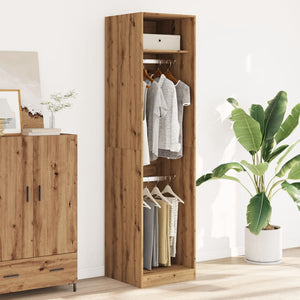 vidaXL Wardrobe Artisian Oak 50x50x200 cm Engineered Wood