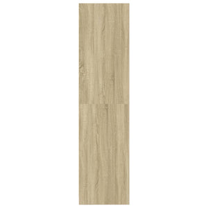 vidaXL Wardrobe Sonoma Oak 80x50x200 cm Engineered Wood