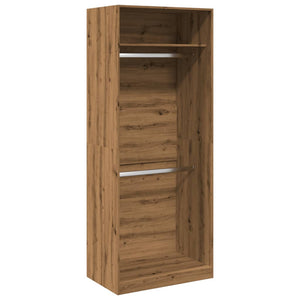 vidaXL Wardrobe Artisian Oak 80x50x200 cm Engineered Wood