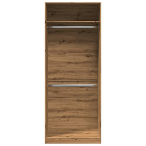 vidaXL Wardrobe Artisian Oak 80x50x200 cm Engineered Wood