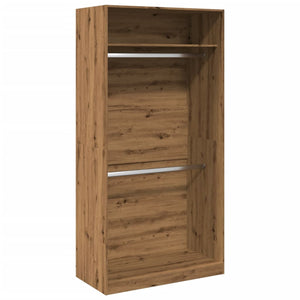 vidaXL Wardrobe Artisian Oak 100x50x200 cm Engineered Wood