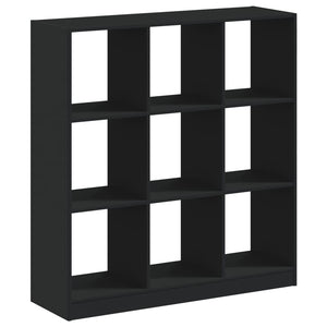 vidaXL Bookcase Black 102x32x108 cm Engineered Wood