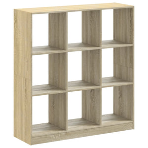 vidaXL Bookcase Sonoma Oak 102x32x108 cm Engineered Wood