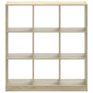 vidaXL Bookcase Sonoma Oak 102x32x108 cm Engineered Wood