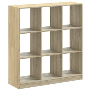 vidaXL Bookcase Sonoma Oak 102x32x108 cm Engineered Wood