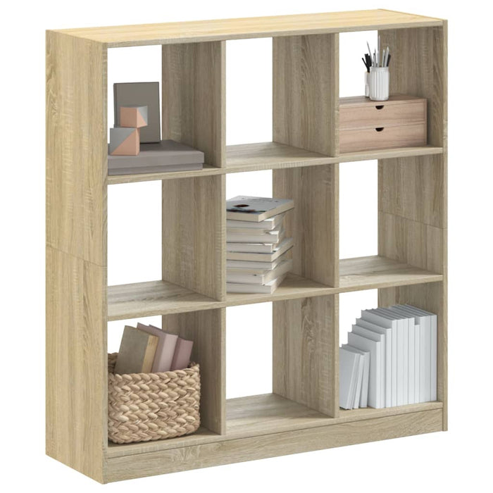 vidaXL Bookcase Sonoma Oak 102x32x108 cm Engineered Wood