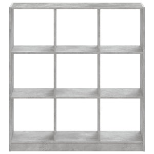 vidaXL Bookcase Concrete Grey 102x32x108 cm Engineered Wood