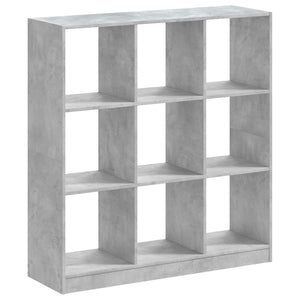 vidaXL Bookcase Concrete Grey 102x32x108 cm Engineered Wood