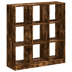 vidaXL Bookcase Smoked Oak 102x32x108 cm Engineered Wood