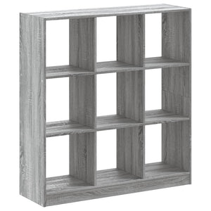 vidaXL Bookcase Grey Sonoma 102x32x108 cm Engineered Wood