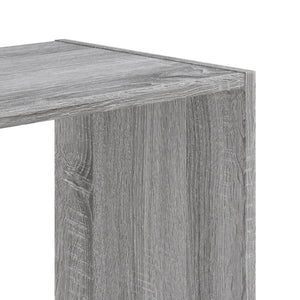 vidaXL Bookcase Grey Sonoma 102x32x108 cm Engineered Wood