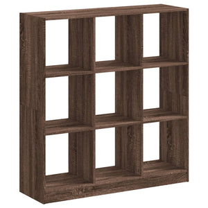 vidaXL Bookcase Brown Oak 102x32x108 cm Engineered Wood