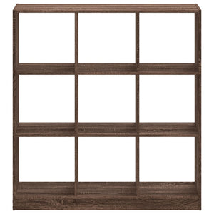 vidaXL Bookcase Brown Oak 102x32x108 cm Engineered Wood