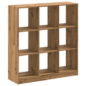 vidaXL Bookcase Artisian Oak 102x32x108 cm Engineered Wood