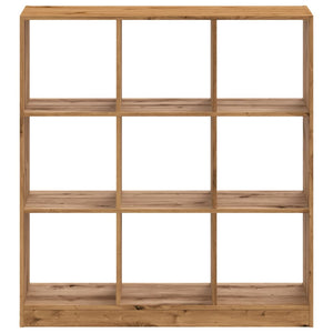 vidaXL Bookcase Artisian Oak 102x32x108 cm Engineered Wood