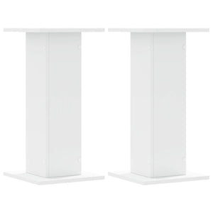 vidaXL Plant Stands 2 pcs White 30x30x60 cm Engineered Wood