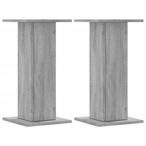 vidaXL Plant Stands 2 pcs Grey Sonoma 30x30x60 cm Engineered Wood