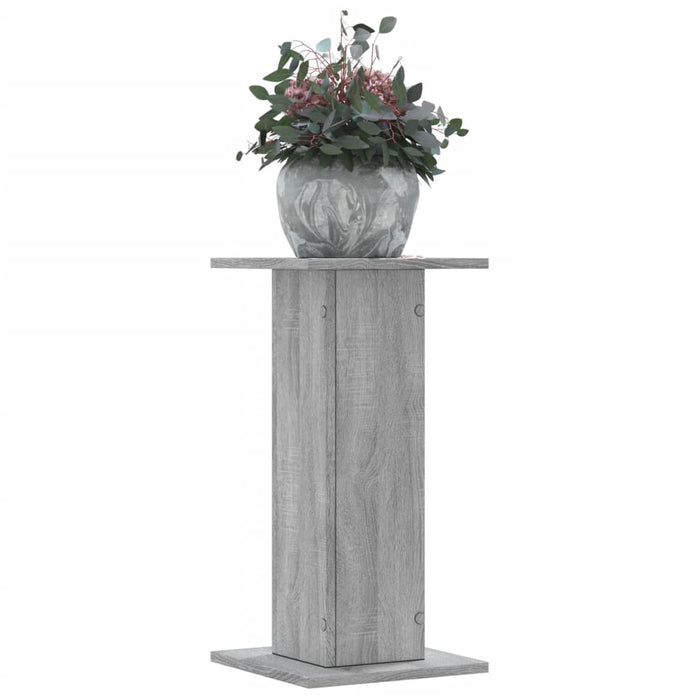 vidaXL Plant Stands 2 pcs Grey Sonoma 30x30x60 cm Engineered Wood