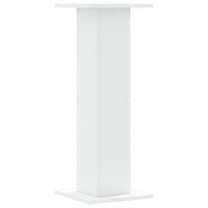 vidaXL Plant Stands 2 pcs White 30x30x80 cm Engineered Wood