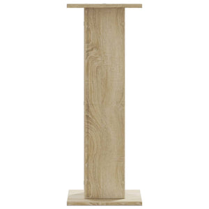 vidaXL Plant Stands 2 pcs Sonoma Oak 30x30x80 cm Engineered Wood