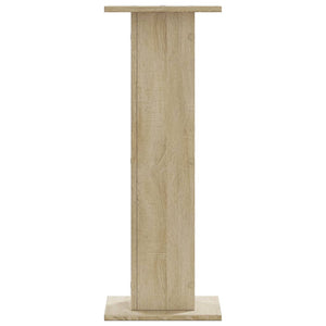 vidaXL Plant Stands 2 pcs Sonoma Oak 30x30x80 cm Engineered Wood