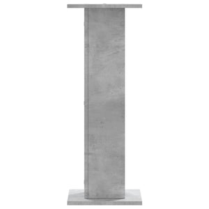 vidaXL Plant Stands 2 pcs Concrete Grey 30x30x80 cm Engineered Wood