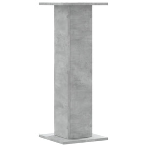 vidaXL Plant Stands 2 pcs Concrete Grey 30x30x80 cm Engineered Wood