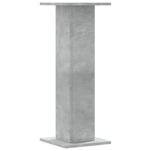 vidaXL Plant Stands 2 pcs Concrete Grey 30x30x80 cm Engineered Wood