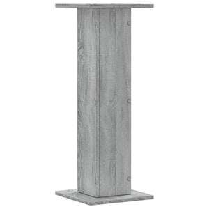 vidaXL Plant Stands 2 pcs Grey Sonoma 30x30x80 cm Engineered Wood