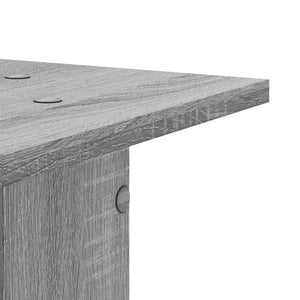 vidaXL Plant Stands 2 pcs Grey Sonoma 30x30x80 cm Engineered Wood