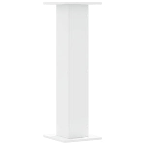 vidaXL Plant Stands 2 pcs White 30x30x95 cm Engineered Wood