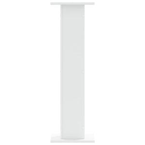 vidaXL Plant Stands 2 pcs White 30x30x95 cm Engineered Wood