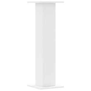 vidaXL Plant Stands 2 pcs White 30x30x95 cm Engineered Wood