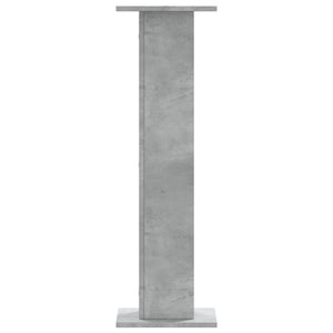 vidaXL Plant Stands 2 pcs Concrete Grey 30x30x95 cm Engineered Wood