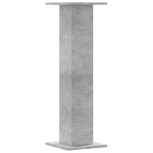 vidaXL Plant Stands 2 pcs Concrete Grey 30x30x95 cm Engineered Wood