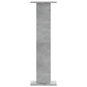 vidaXL Plant Stands 2 pcs Concrete Grey 30x30x95 cm Engineered Wood