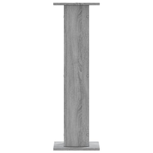 vidaXL Plant Stands 2 pcs Grey Sonoma 30x30x95 cm Engineered Wood