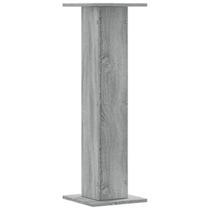 vidaXL Plant Stands 2 pcs Grey Sonoma 30x30x95 cm Engineered Wood