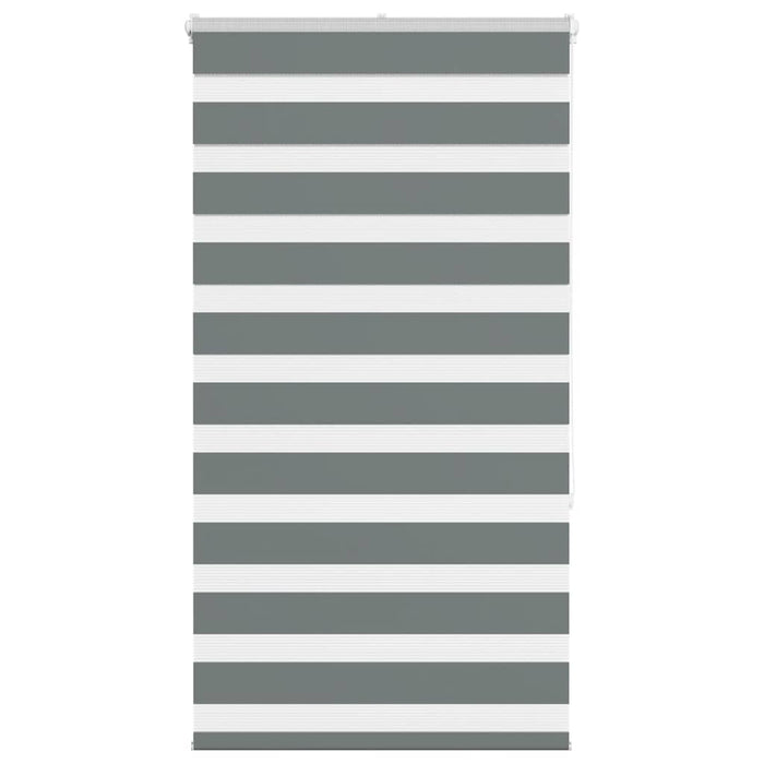 vidaXL Zebra Blind Dark Grey 70x150 cm Fabric Width 65.9 cm Polyester