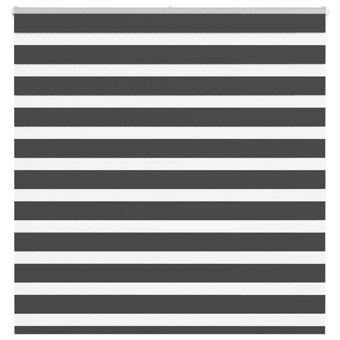 vidaXL Zebra Blind Black 140x100 cm Fabric Width 135.9 cm Polyester