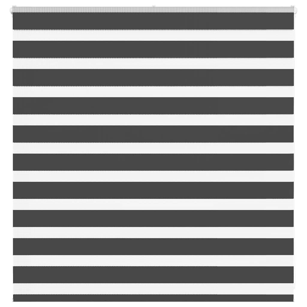 vidaXL Zebra Blind Black 150x100 cm Fabric Width 145.9 cm Polyester