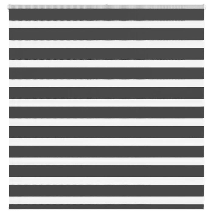 vidaXL Zebra Blind Black 150x100 cm Fabric Width 145.9 cm Polyester